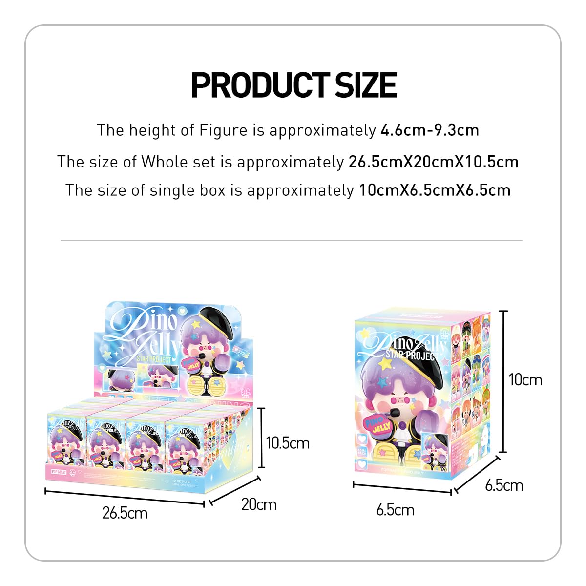 POP MART PINO JELLY Star Project Assorted Box – 12 Figures